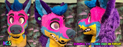 Fursuit "Follow Me" Eye Blank HC STL (Digital Download)