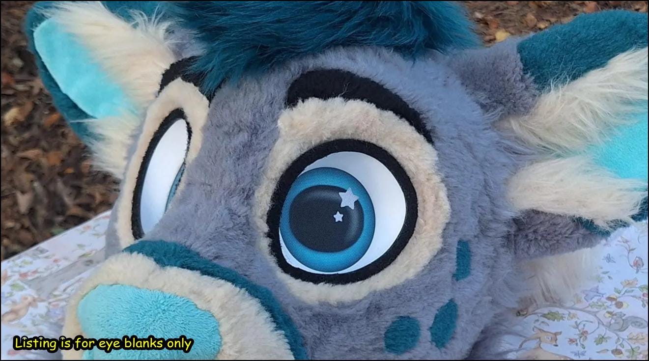 Fursuit "Follow Me" Eye Blank HD STL (Digital Download)