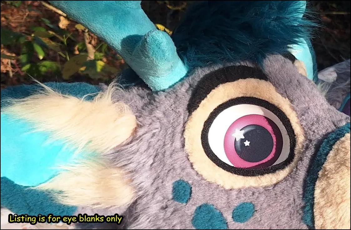 Fursuit "Follow Me" Eye Blank HD STL (Digital Download)