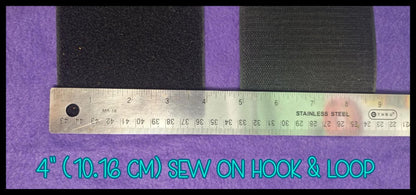 Hook & Loop by the Foot - DIY Fursuit Supplies - Eye Lids