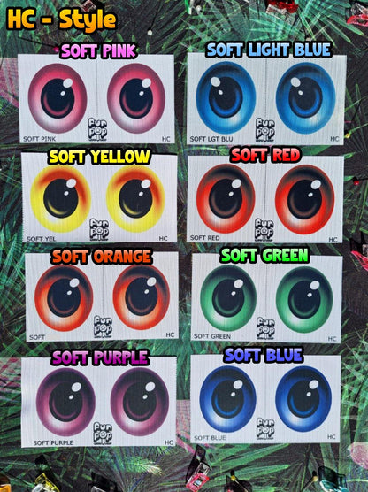 Pop Swap Follow-Me Eye Blanks - 2 Styles! - Easily Customize Your Fursuit’s Look!