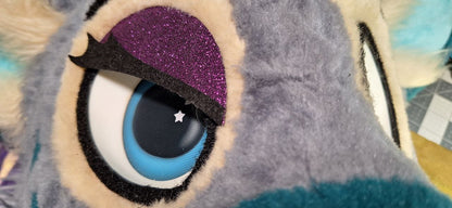 Glitter Fursuit Eyelids: Waterproof, Customizable Fashion Lids